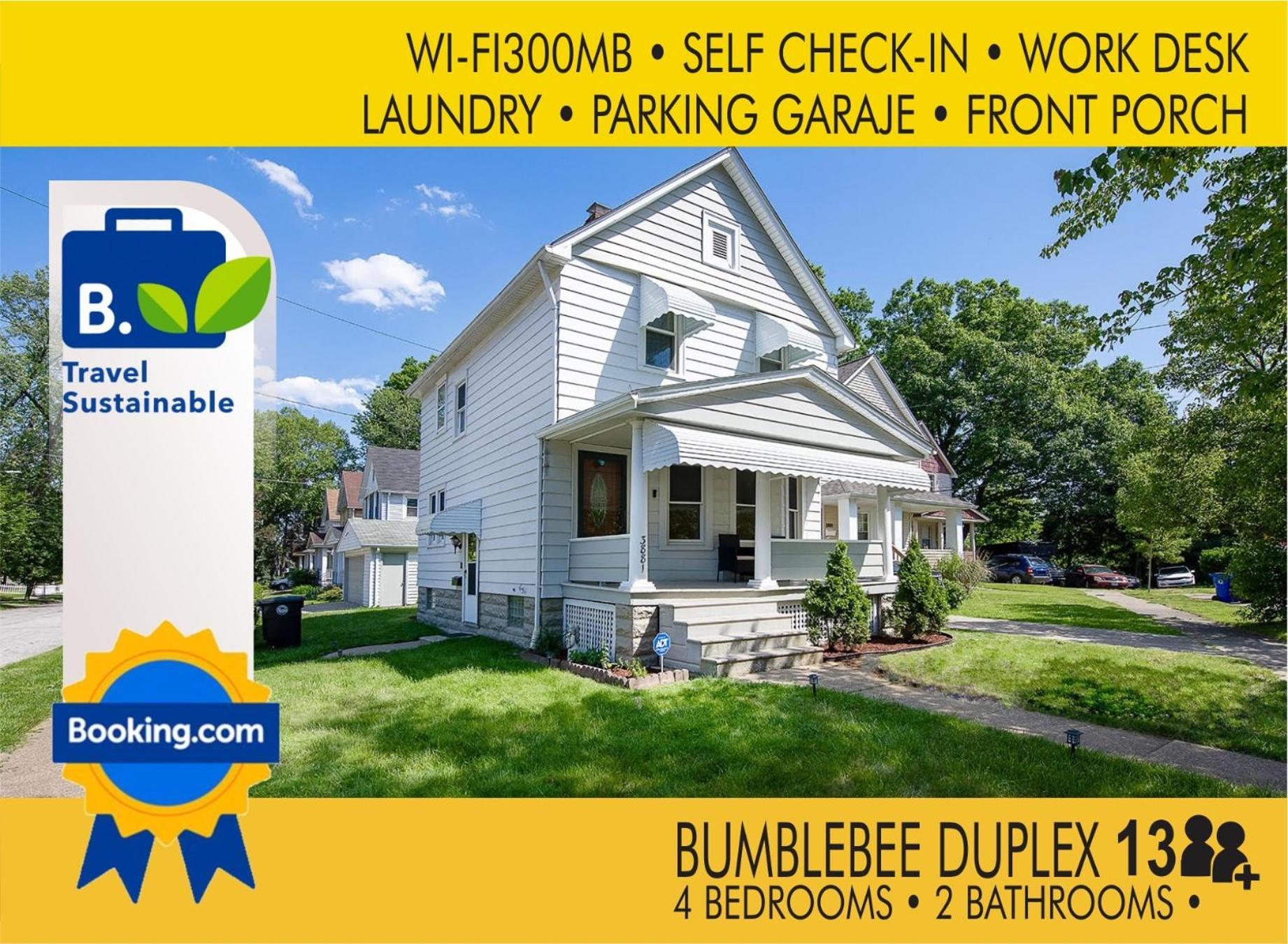 The Amber Retreat - Brooklyn Centre Comfort - Charming Space For Families, Couples & Business Travelers Near Downtown - With 300Mb Wifi, Parking & Self Check-In Cleveland Esterno foto